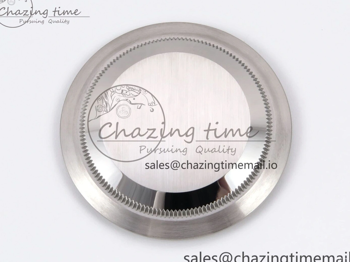 MiroTime 0131 GoodFit DateJust 41 126334 EWEF Best Edition Gray Dial Green Roman on Oyster Bracelet A 1054